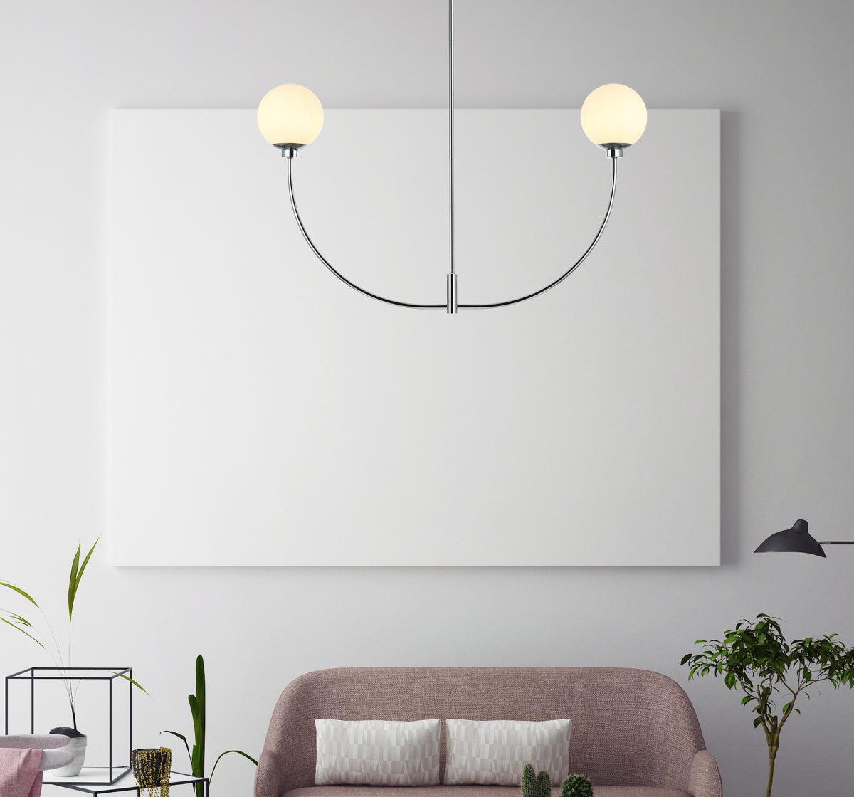 Nyomi 42 inch chandelier in Chrome