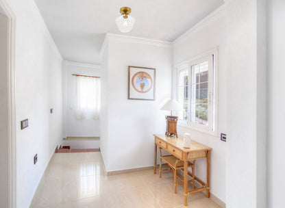 Gene 1 light Brass and Clear glass Flush mount