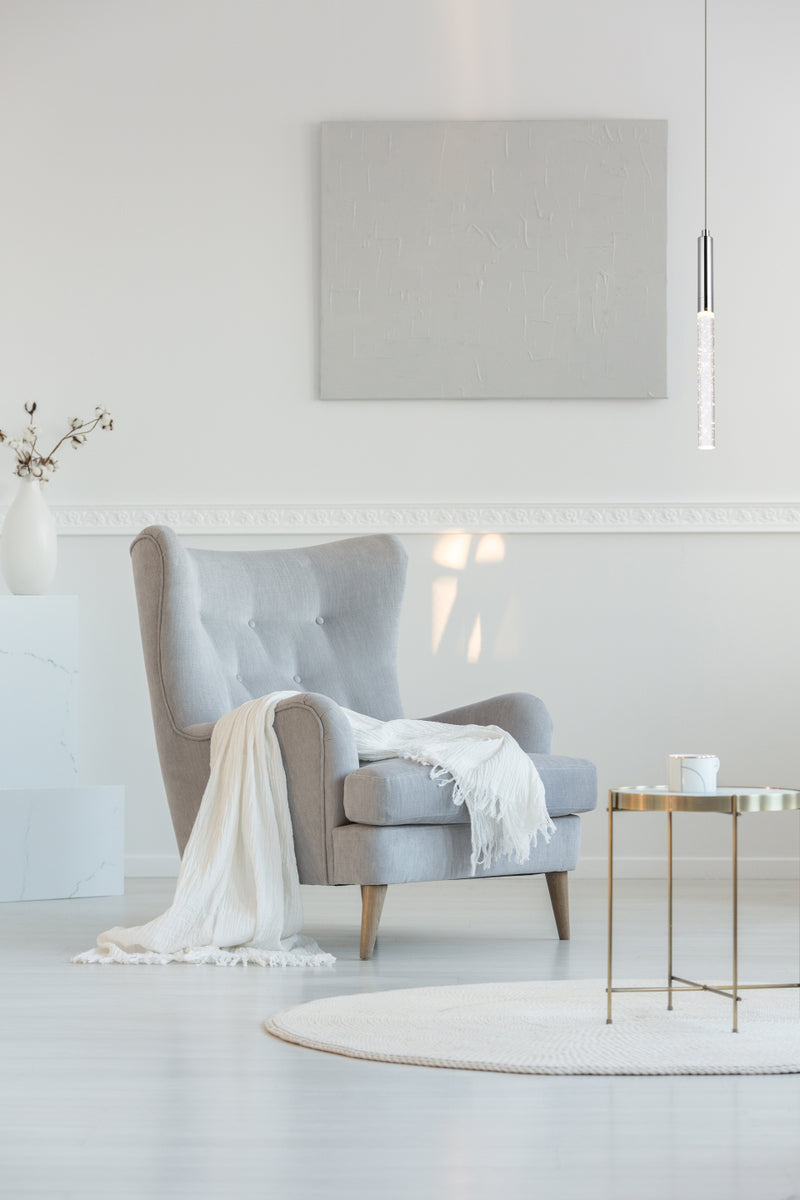 Ruelle 1 light Chrome Pendant