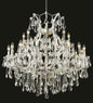 Maria Theresa 24 light Chrome Chandelier Clear Royal Cut Crystal