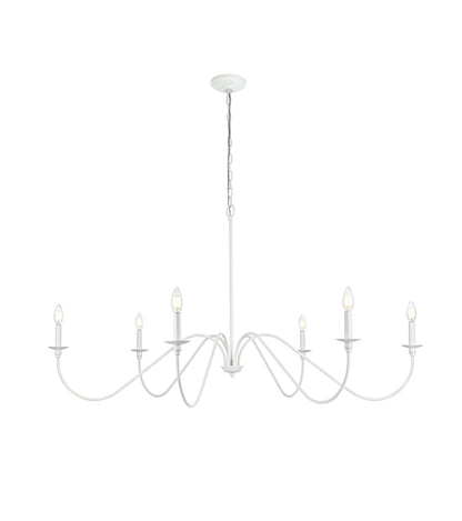 Rohan 54 inch chandelier in White