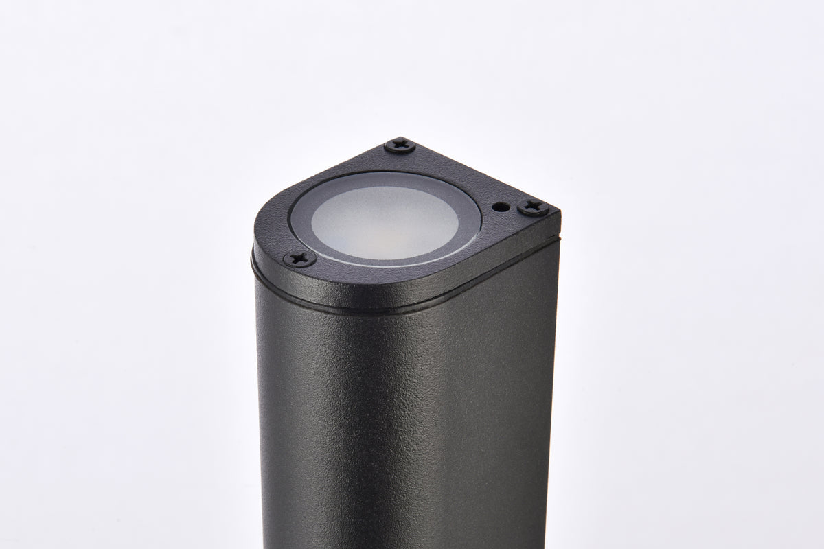 Raine Integrated LED wall sconce in black
