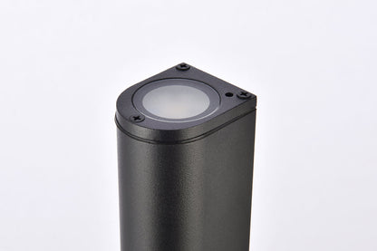 Raine Integrated LED wall sconce in black