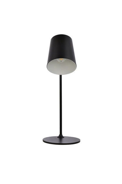 Leroy 1 light black table lamp