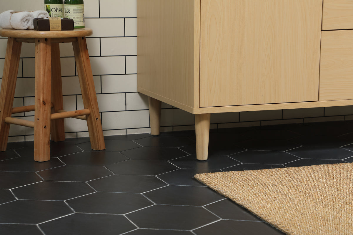 42 inch bathroom vanity in Maple with backsplash