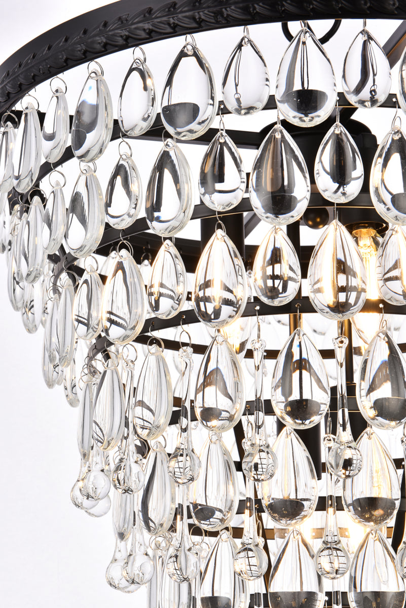 Nordic 5 lights black pendant