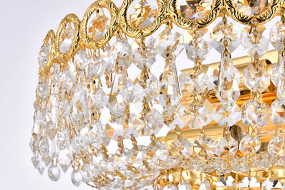 Century 2 light Gold Wall Sconce Clear Royal Cut Crystal