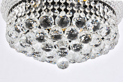 Primo 16 inch black flush mount