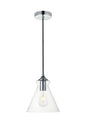 Destry 1 Light Chrome Pendant With Clear Glass