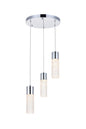 Constellation 3 light Chrome LED Pendant