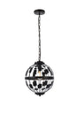 Levante 1 light pendant in black