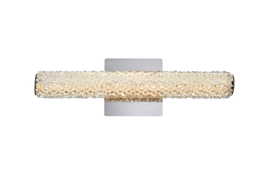 Bowen 18 inch Adjustable LED Wall Sconce in Chrome