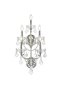 Maria Theresa 5 light Chrome Wall Sconce Clear Royal Cut Crystal