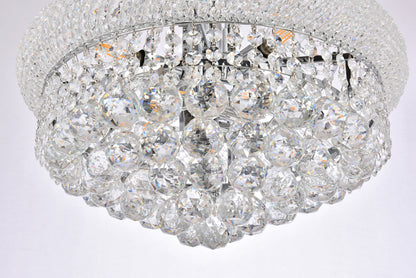 Primo 8 light Chrome Pendant Clear Royal Cut Crystal