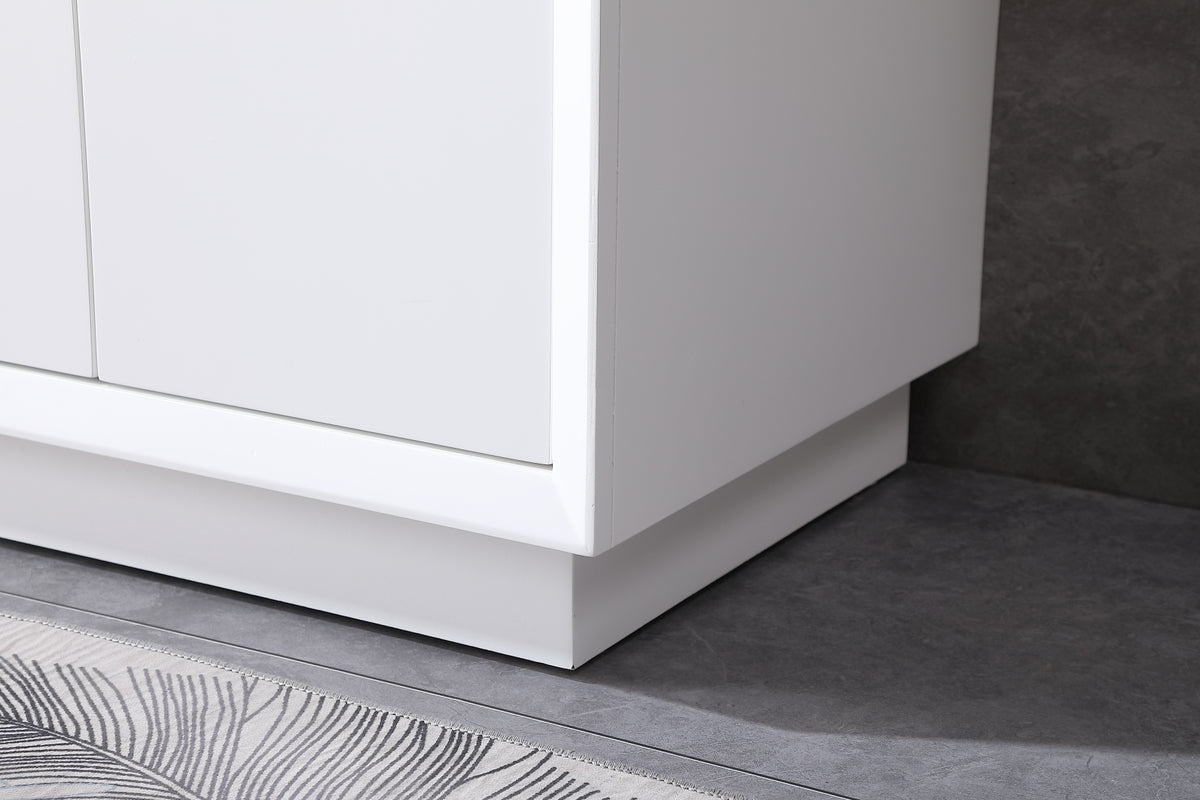 30 Inch SIngle Bathroom Vanity In White