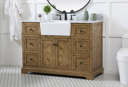 48 inch Single bathroom vanity in driftwood