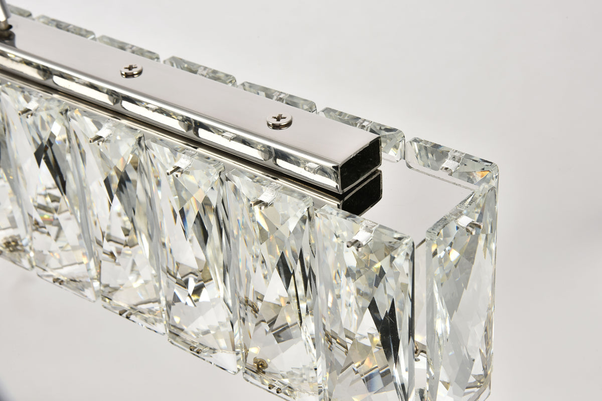 Monroe Integrated LED chip light Chrome Chandelier Clear Royal Cut Crystal