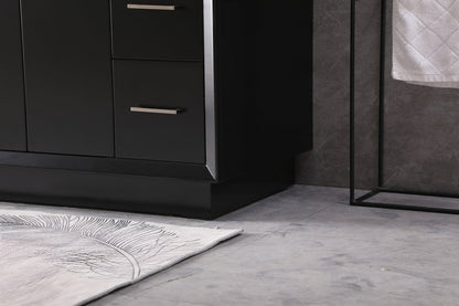 42 Inch SIngle Bathroom Vanity In Black