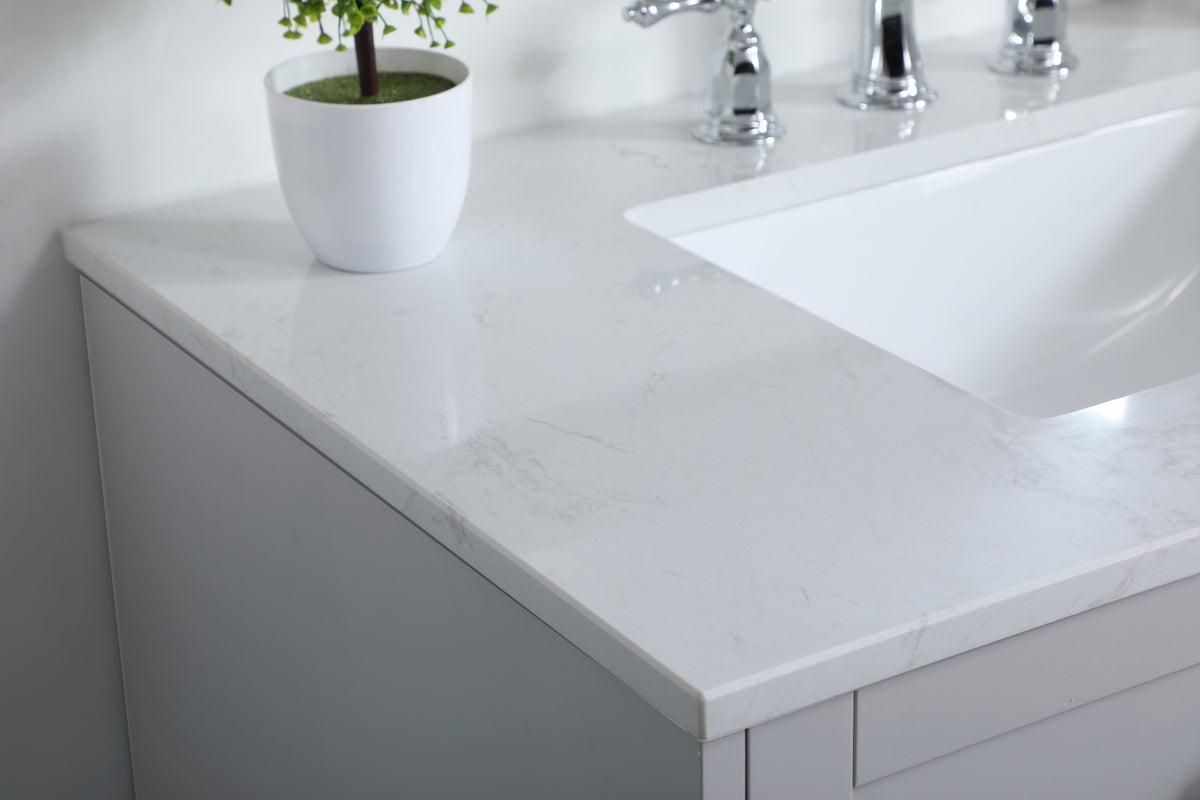 36 inch Single Bathroom Vanity in Grey