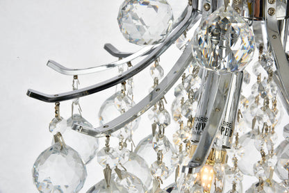 Toureg 3 light Chrome Pendant Clear Royal Cut Crystal