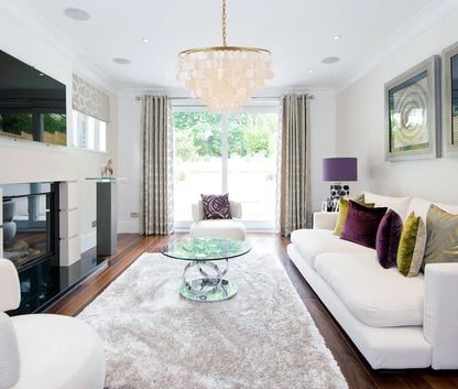 Selene 6 light Brass Pendant