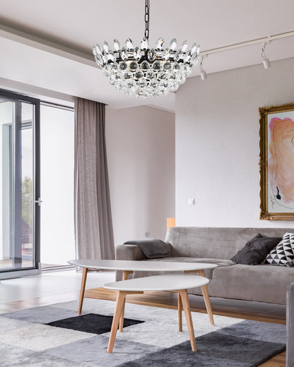 Emilia 20 inch pendant in black