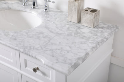 48 inch Single Bathroom Vanity set in White