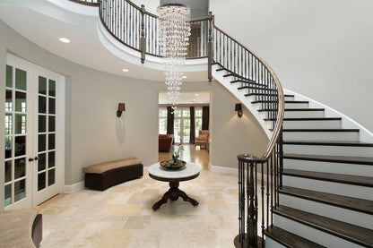 Galaxy 16 light Chrome Chandelier Clear Royal Cut Crystal