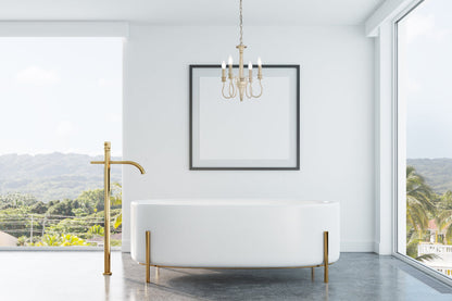 Flynx 4 lights pendant in weathered dove