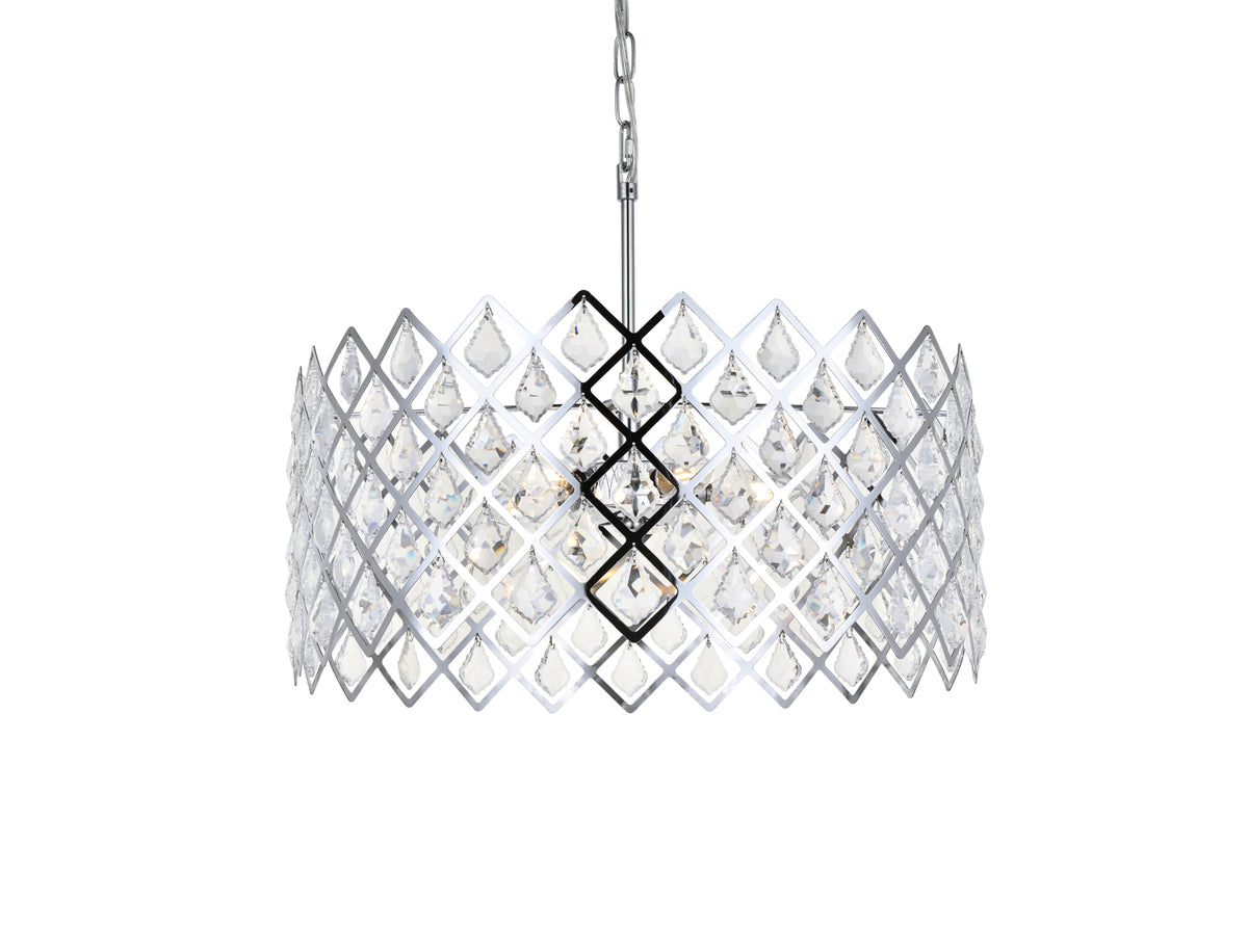 Lyla 21 inch pendant in chrome