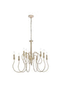 Flynx 9 lights pendant in weathered dove