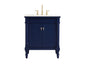 30 inch Single bathroom vanity in blue