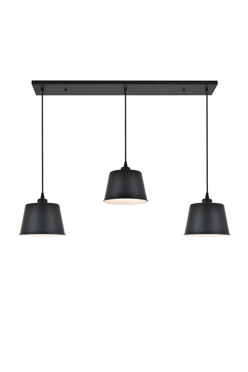 Nota 3 light black Pendant