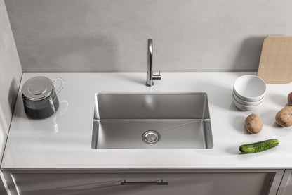 Stainless Steel undermount kitchen sink L27''x W18'' x H10"