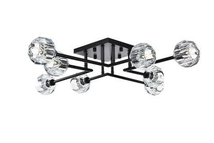 Eren 31 inch Flush Mount in Black