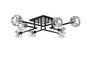 Eren 31 inch Flush Mount in Black