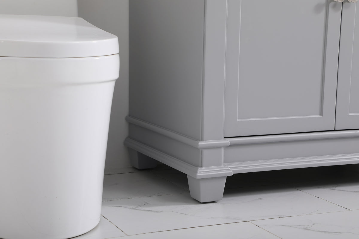 36 inch Single Bathroom Vanity set in Grey