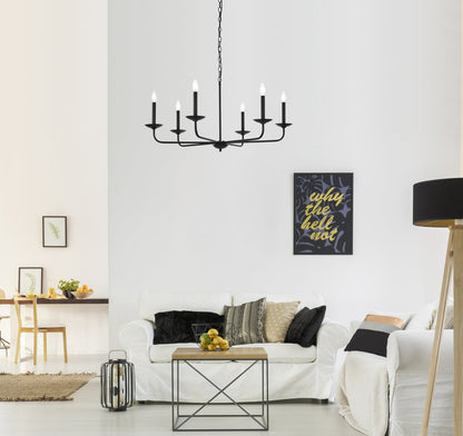 Cohen 36 inch pendant in black