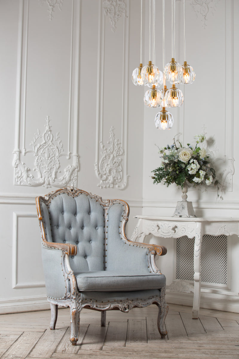 Eren 10 lights Gold pendant