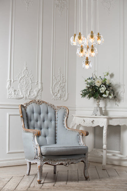 Eren 10 lights Gold pendant