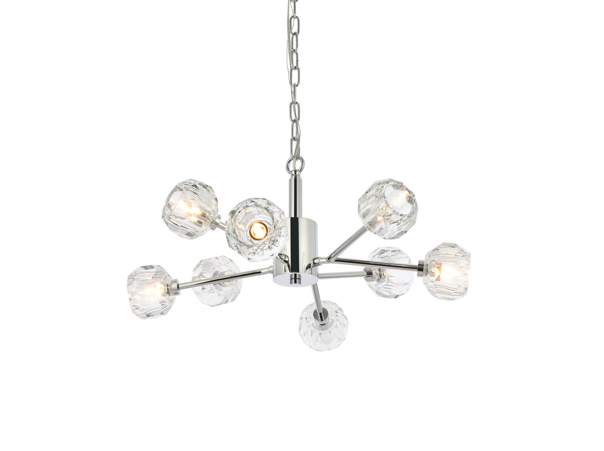 Graham 8 Light Pendant in Chrome