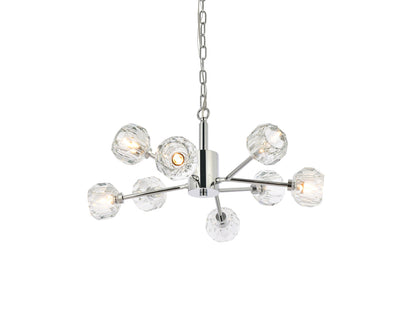 Graham 8 Light Pendant in Chrome