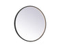 Pier 32 inch LED mirror with adjustable color temperature 3000K/4200K/6400K in black