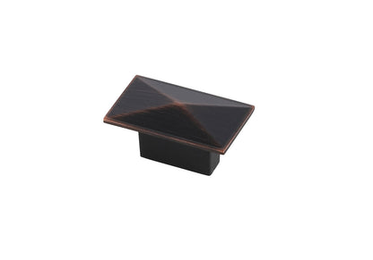 Perry 2" Oil-rubbed Bronze Rectangle Knob Multipack (Set of 10)