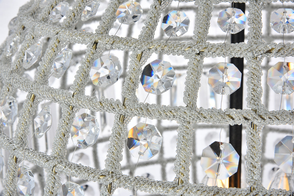 Olivia 3 light Dark Bronze Pendant Clear Royal Cut Crystal