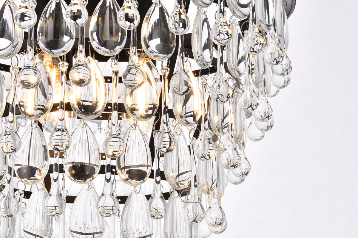 Nordic 4 lights black pendant