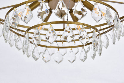 Ella 28 inch pendant in brass