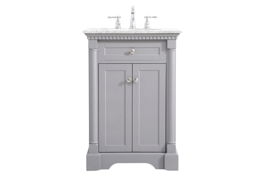 24 inch Single bathroom vanity in  Grey