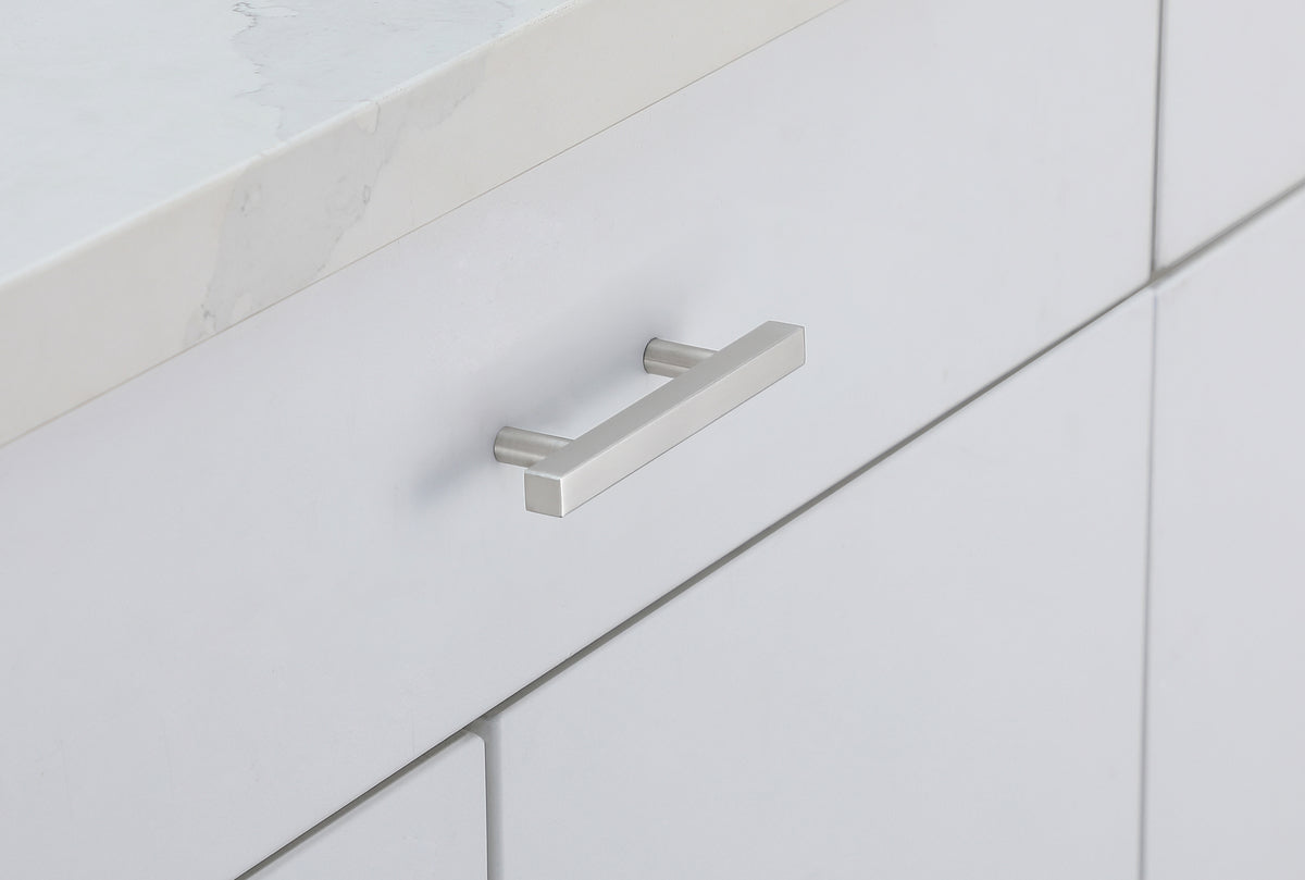 Dior 3" Center to Center Brushed Nickel Bar Pull Multipack (set of 10)