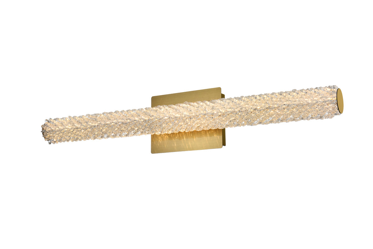 Bowen 30 inch Adjustable LED Wall Sconce in Satin Gold